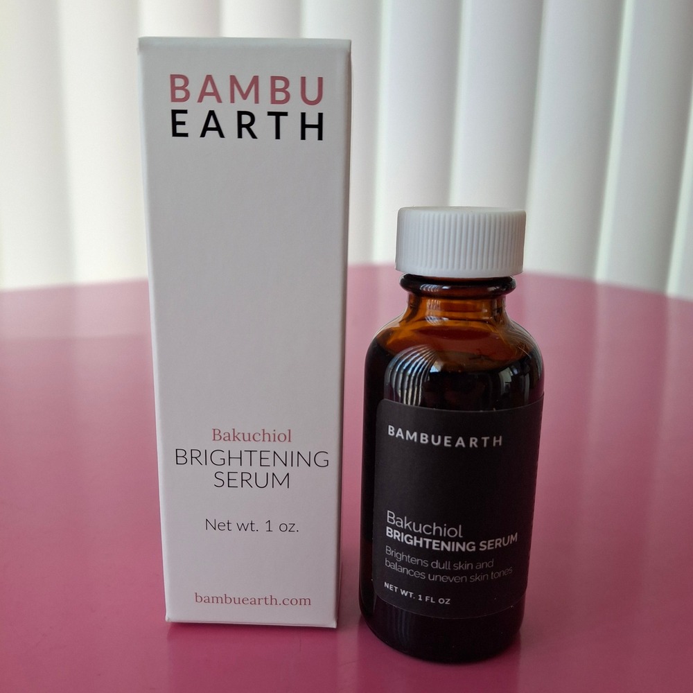 Bambu Earth Bakuchiol Brightening Serum 1 oz New‎ in Box